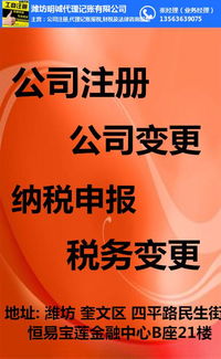濰城記賬辦稅代理服務(wù)概述 明誠代理代辦解析